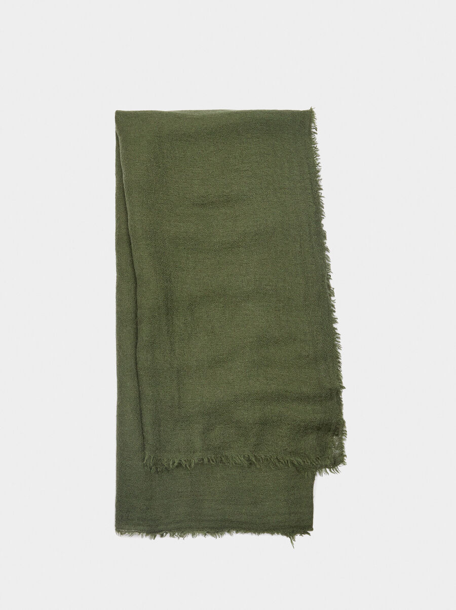Pashmina with wool