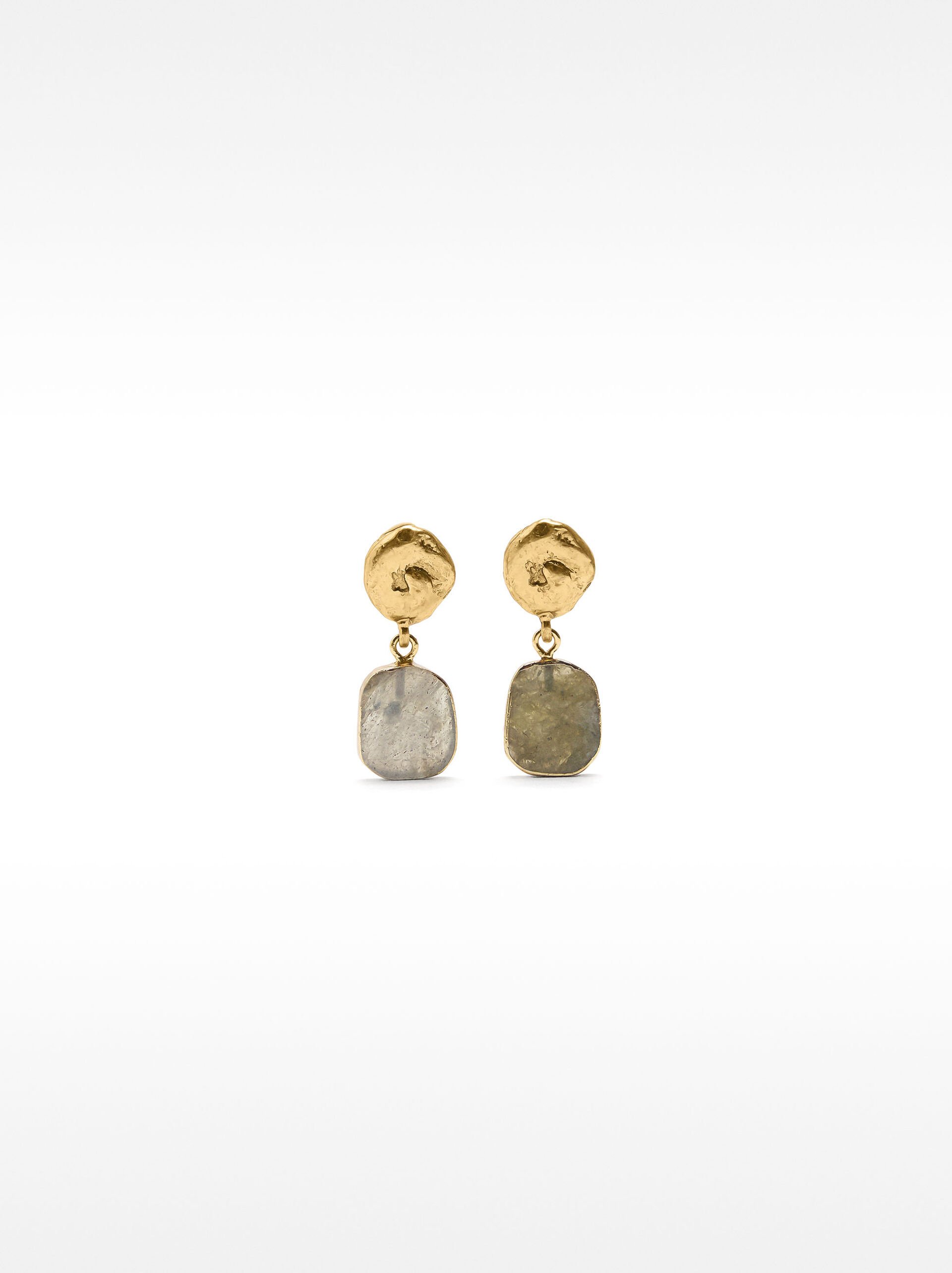 Earrings with stone image number 0.0