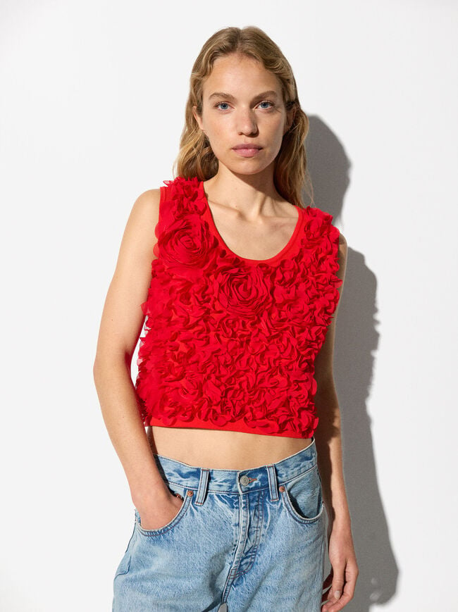 Floral Knit Top