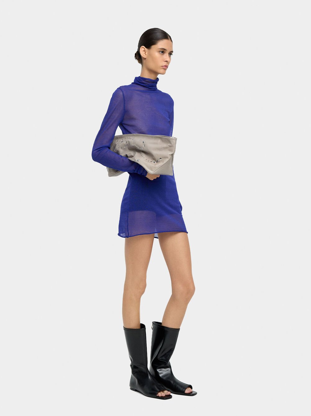 Jersei de punt de coll alt