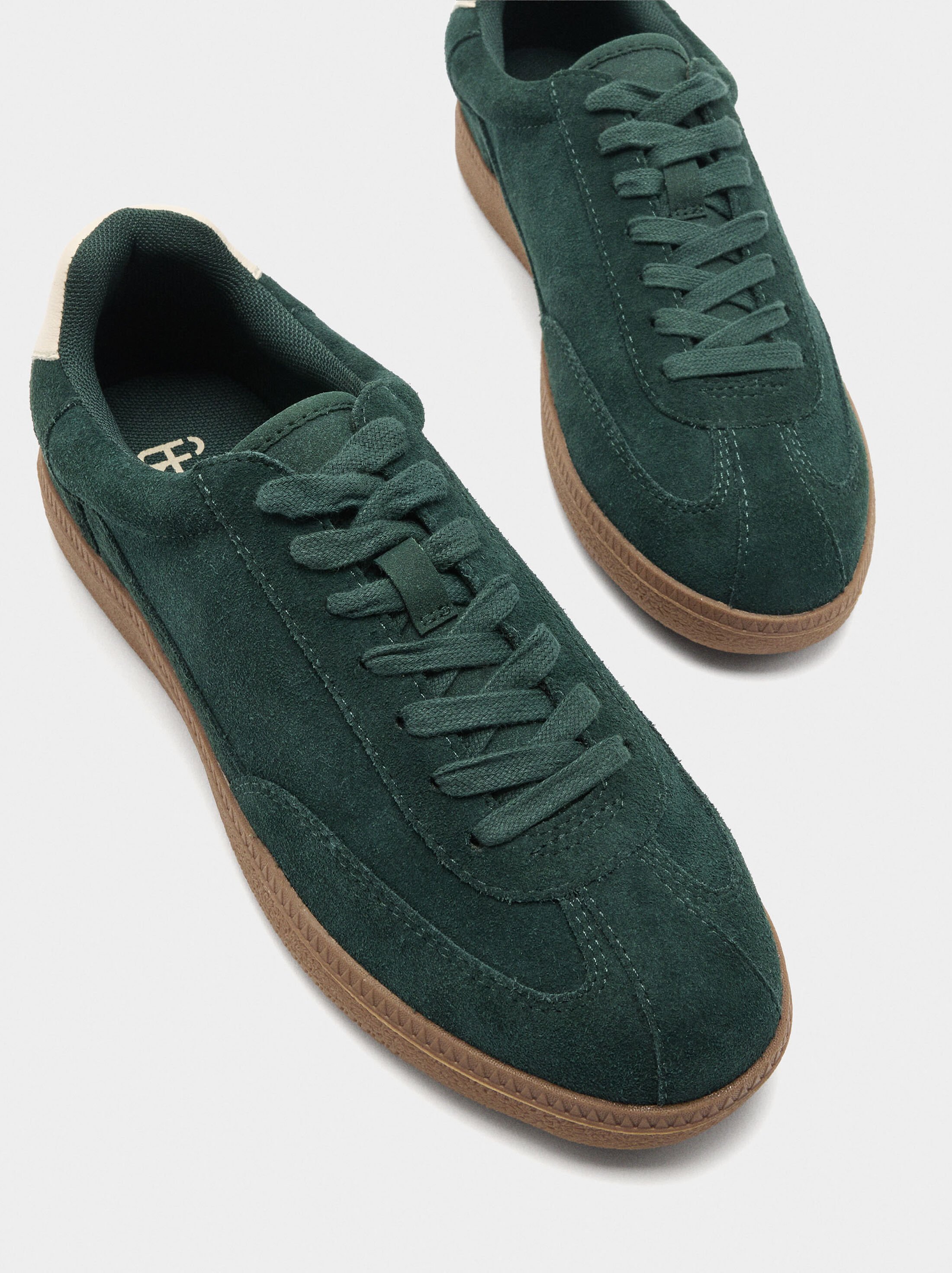 Suede leather sneakers image number 5.0