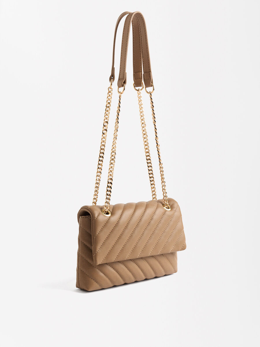 Quilted shoulder bag
