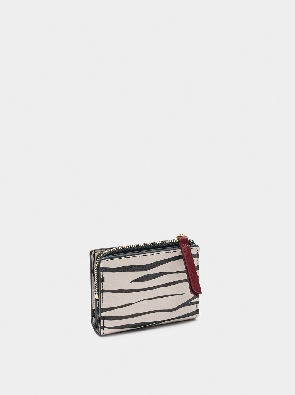 Printed animal wallet XS