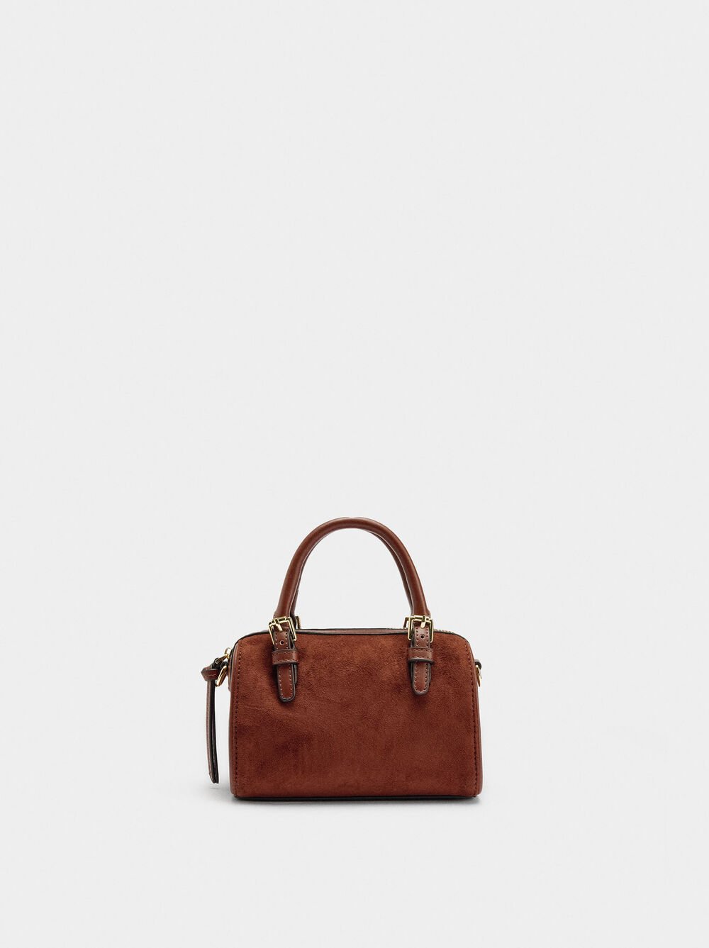 Leather-effect bowling bag S