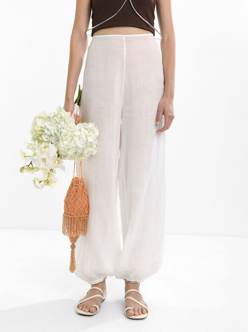 Pantalons fluides ballon