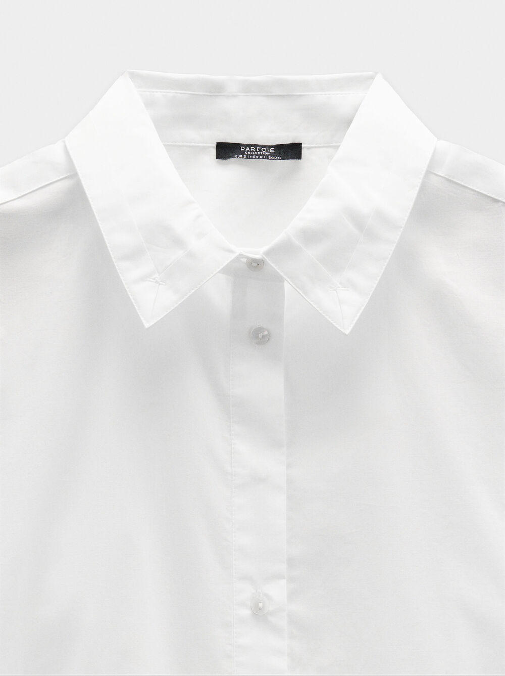 Long-sleeve shirt with 100% cotton