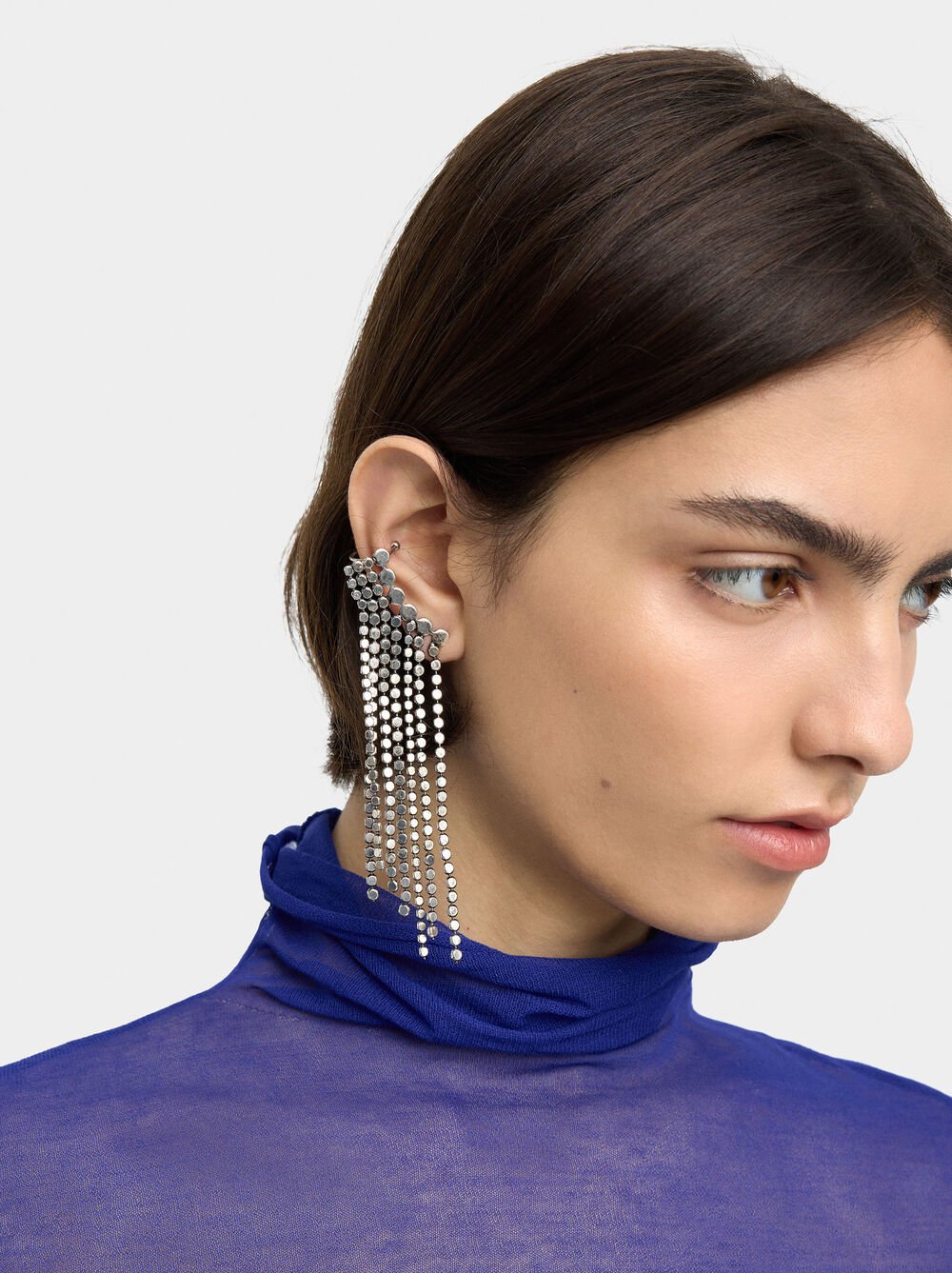 Earrings ear jacket cascade