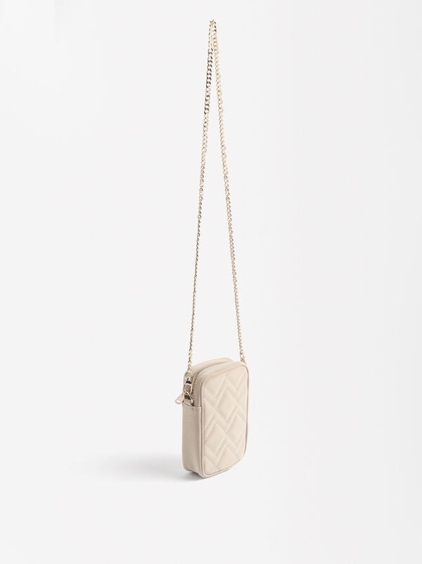 Padded mobile phone bag