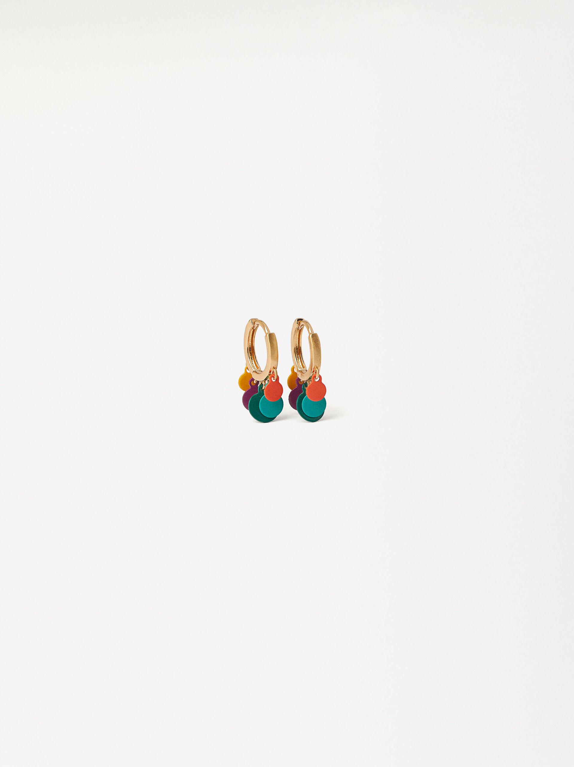 Multicoloured Hoop Earrings image number 0.0