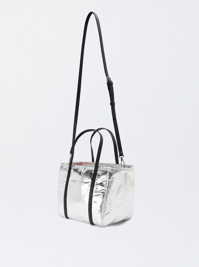 Personalized Metallic Shopper Bag M image number 3.0