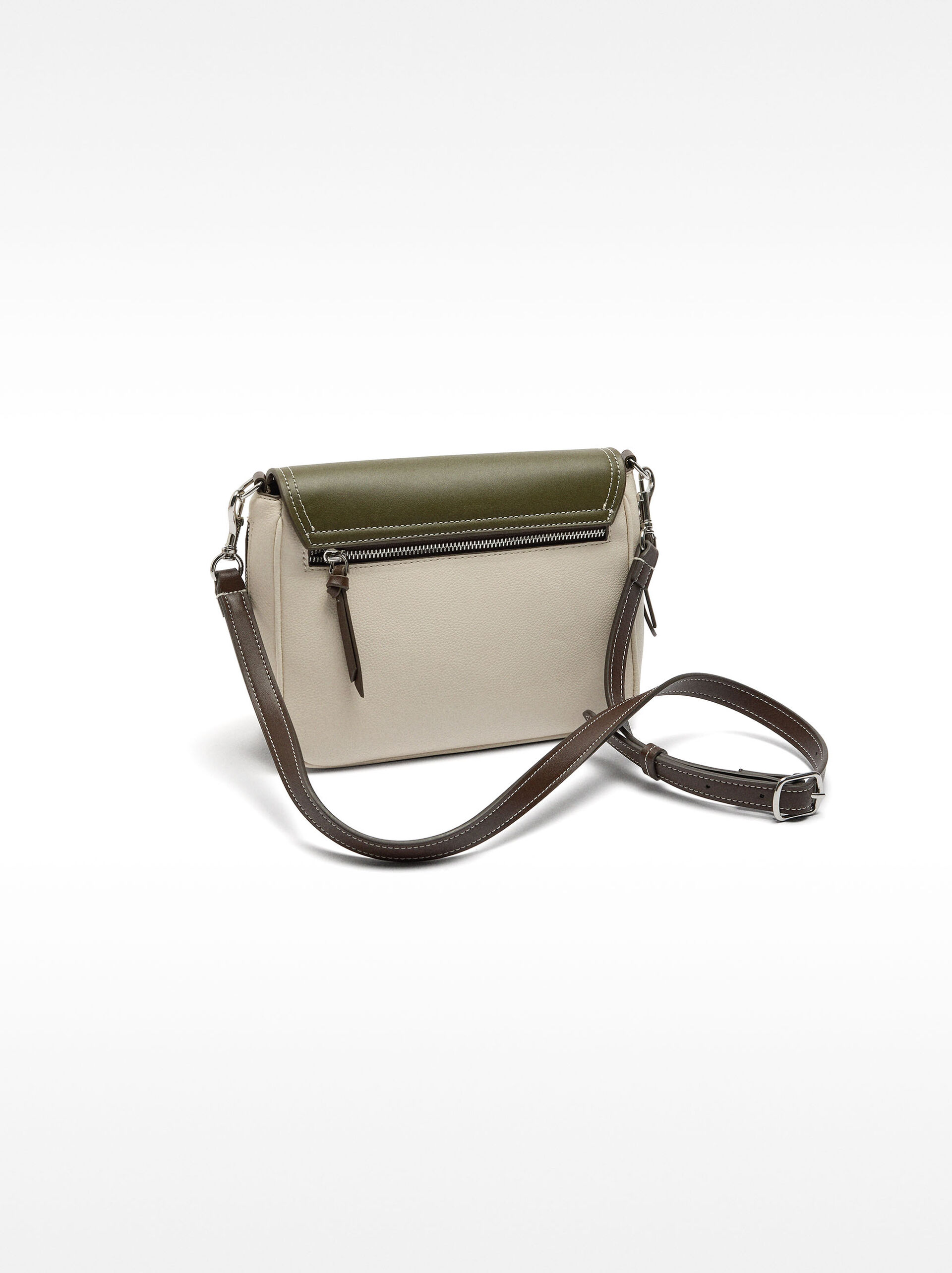 Extendable crossbody bag with flap image number 3.0