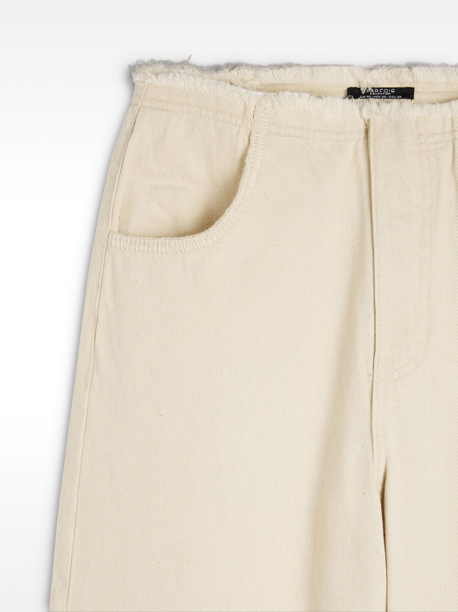 100% cotton denim trousers