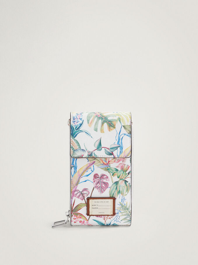 Floral Print Mobile Phone Case, Pink, hi-res