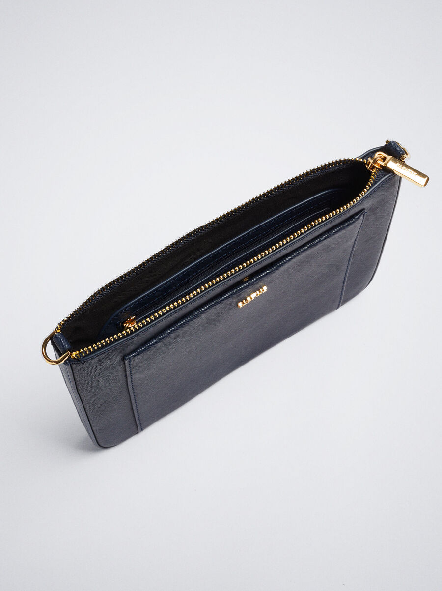 Crossbody bag with outer pocket