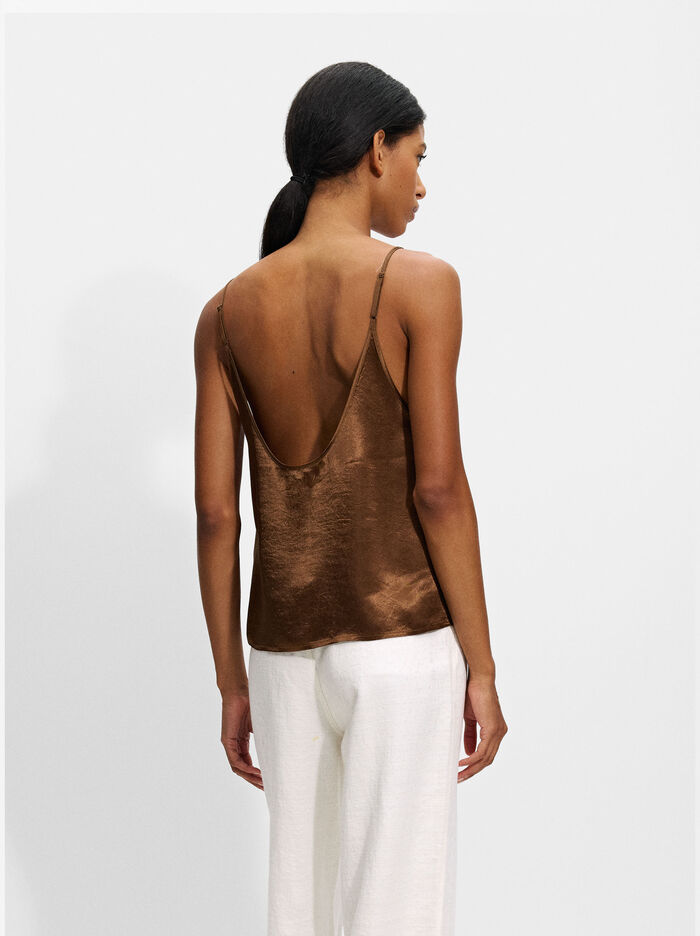 Satin top