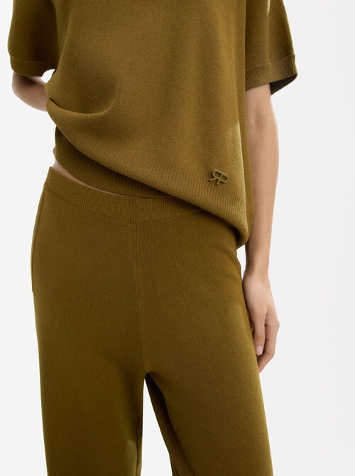 Pull en maille col rond