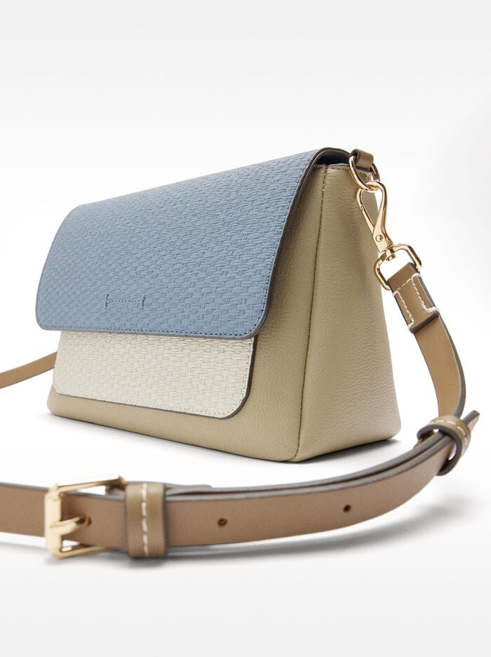 Bolso bandolera color block