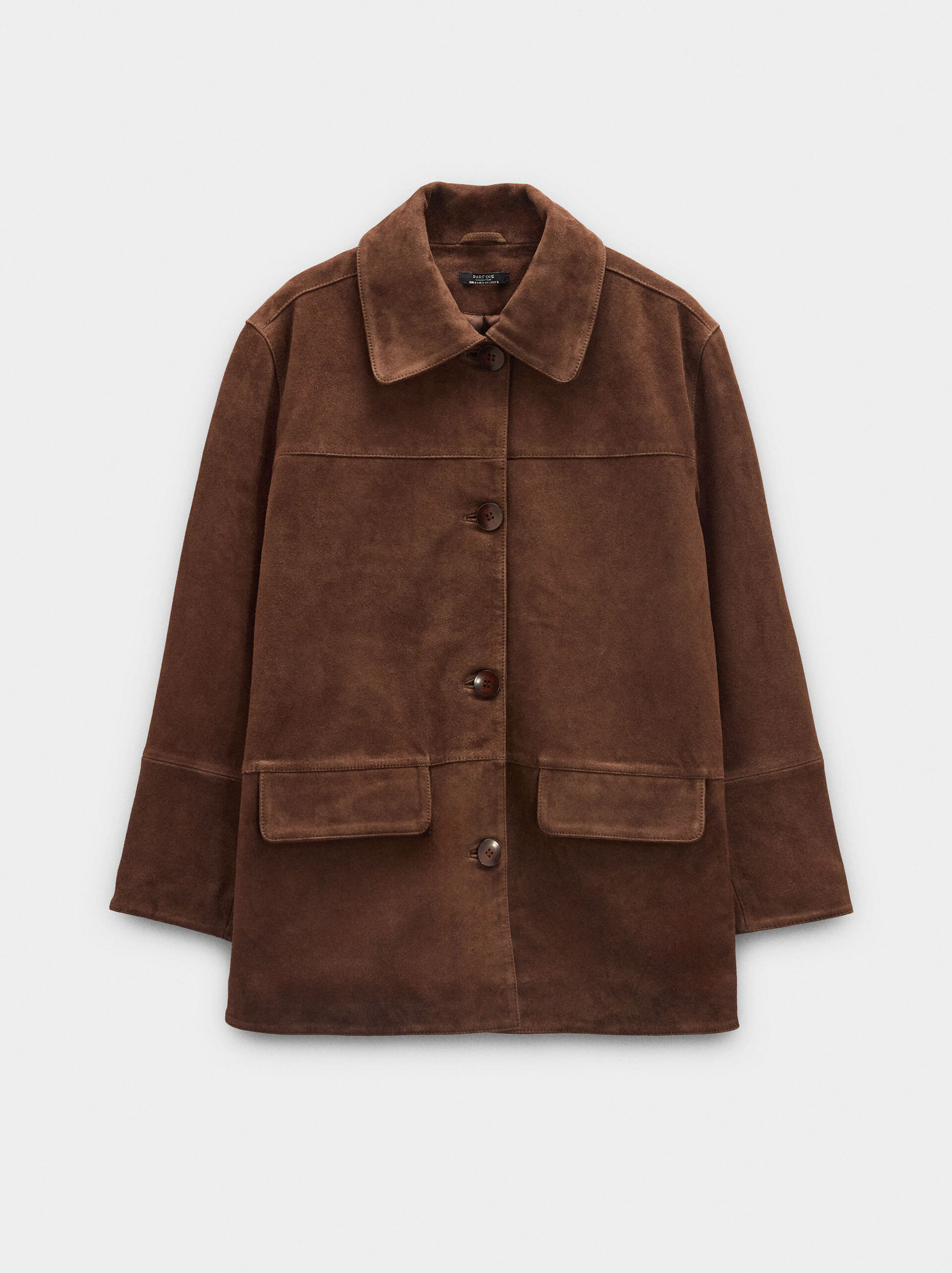 Leather jacket with pockets image number 5.0