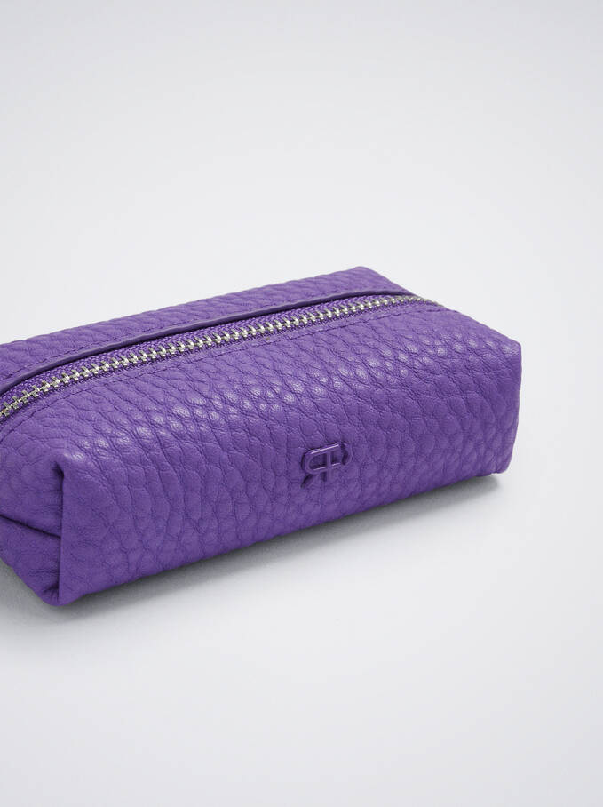 Basic Coin Purse, Purple, hi-res