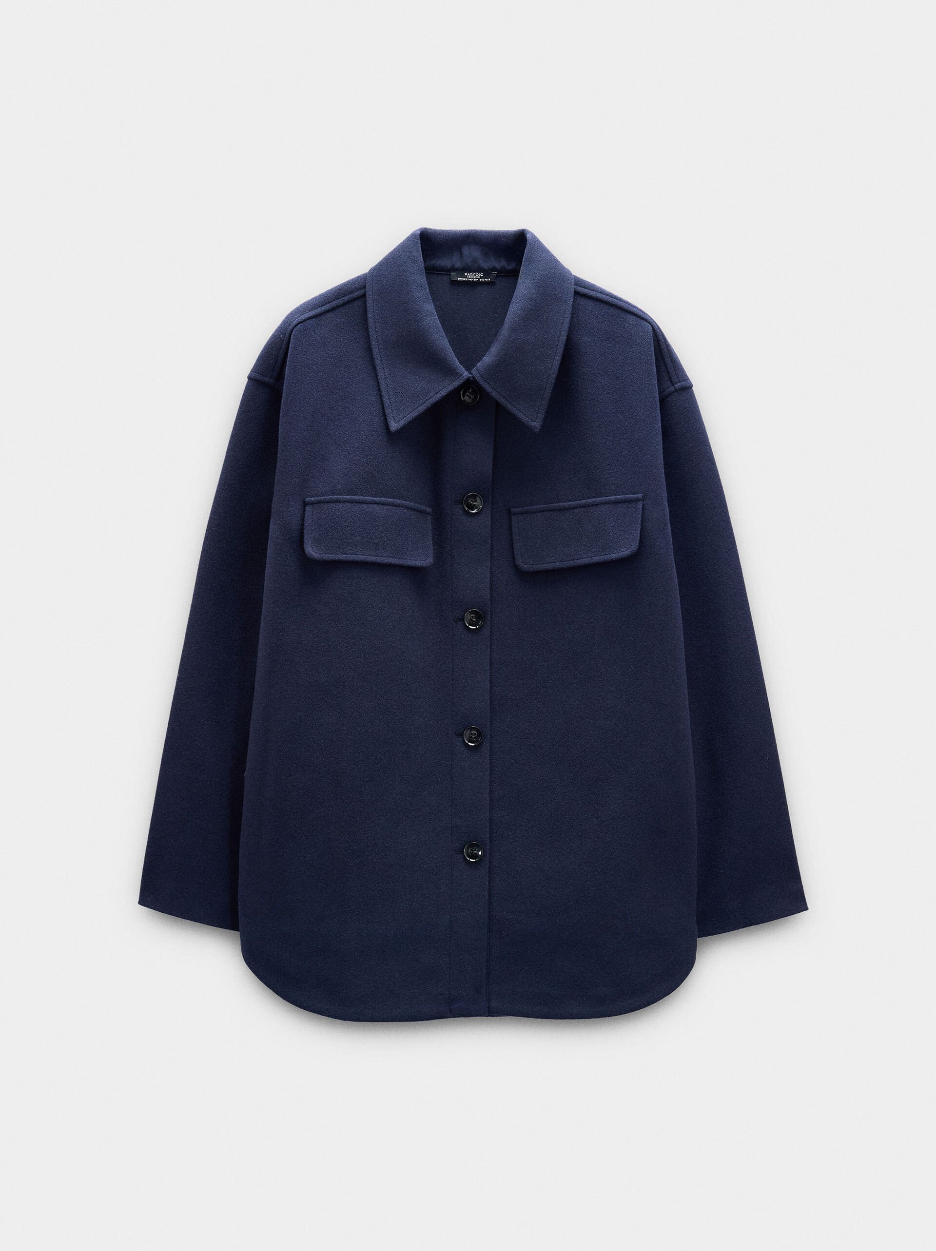Overshirt with lapels image number 5.0