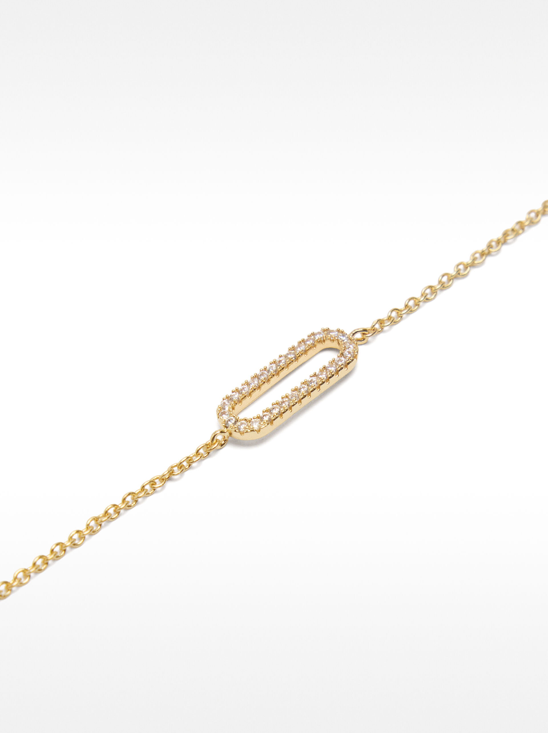Bracelet of links with zirconias image number 2.0