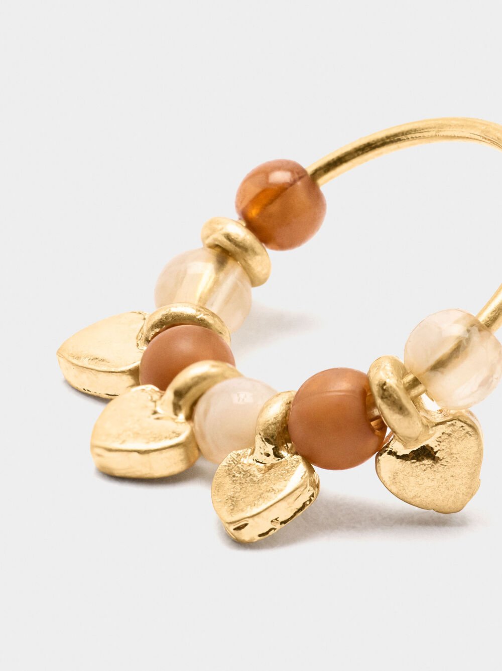 Ohrringe aus Harzperlen