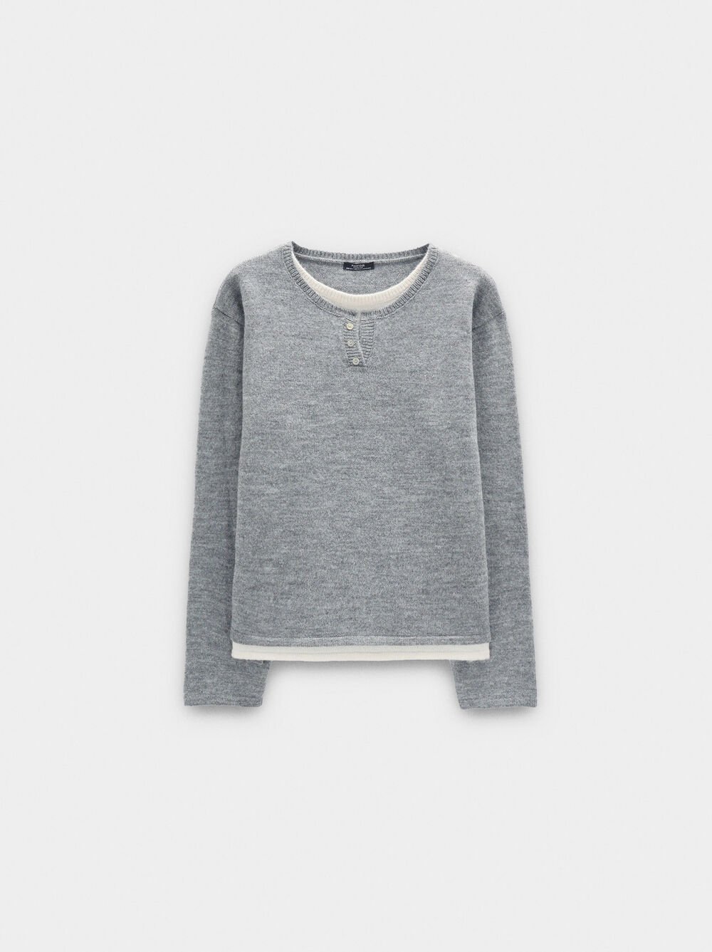 Double knit effect sweater