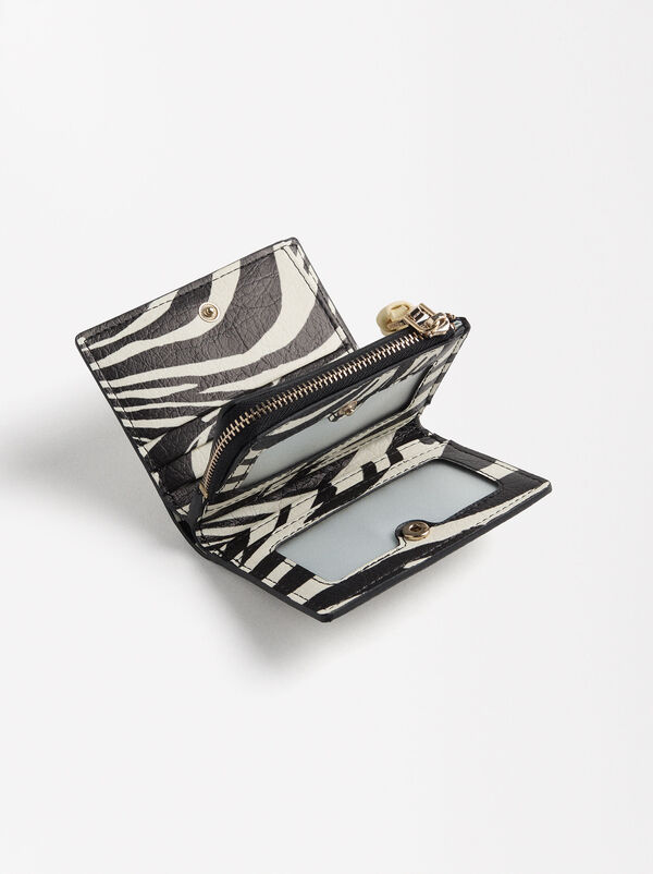 Animal print wallet