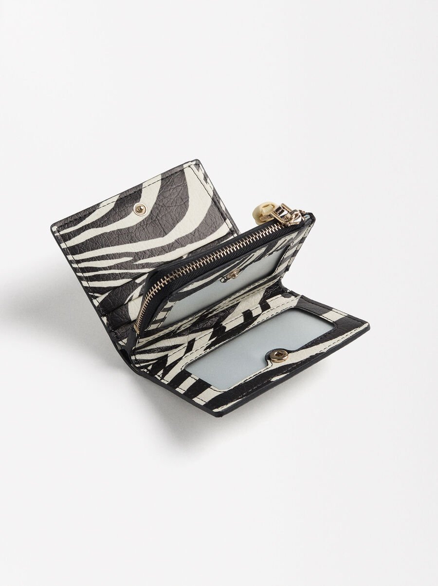 Animal print wallet