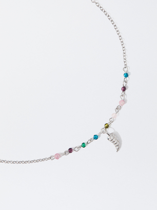 925 Silver Bracelet With Crystals, Multicolor, hi-res