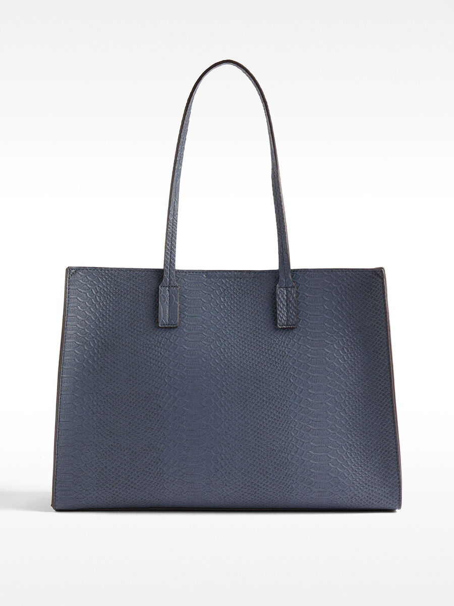 13" laptop bag with animal embossing