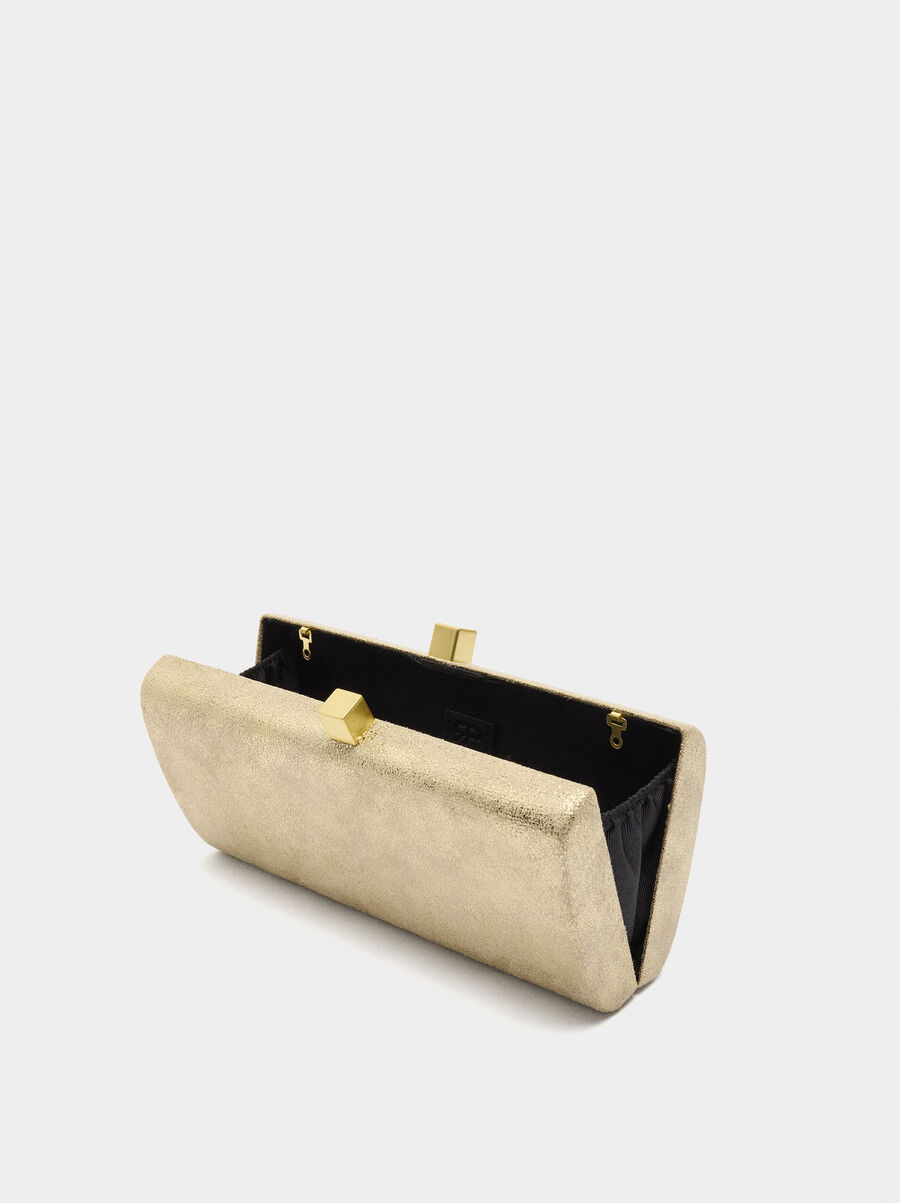 Metallic party clutch