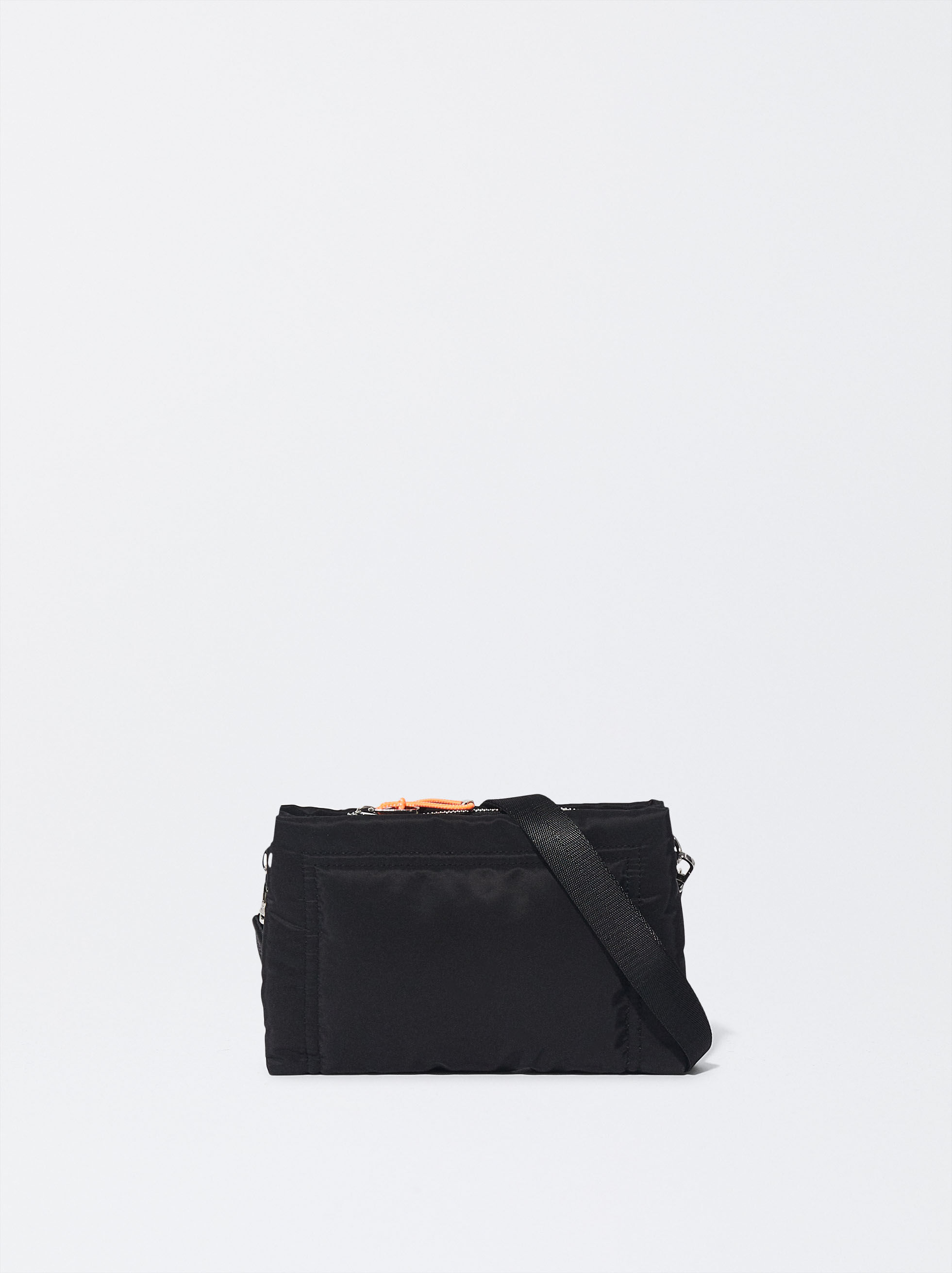 Nylon Crossbody Bag Black Parfois