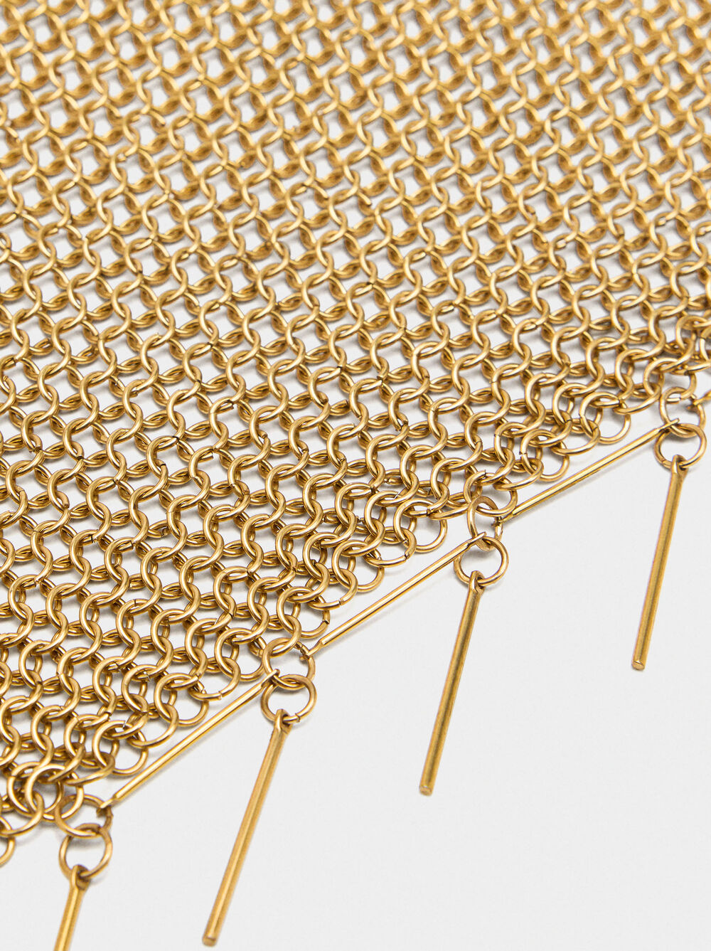 Bib necklace with bars