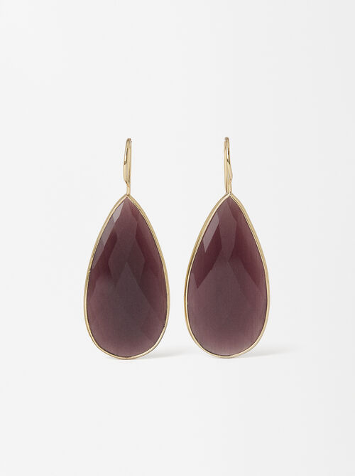 Earrings With Stone