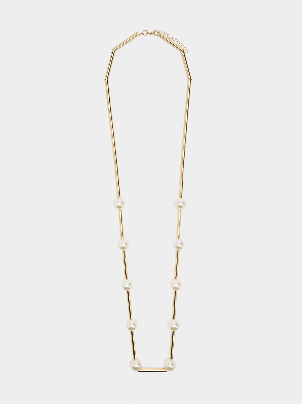 Collana lunga con perle