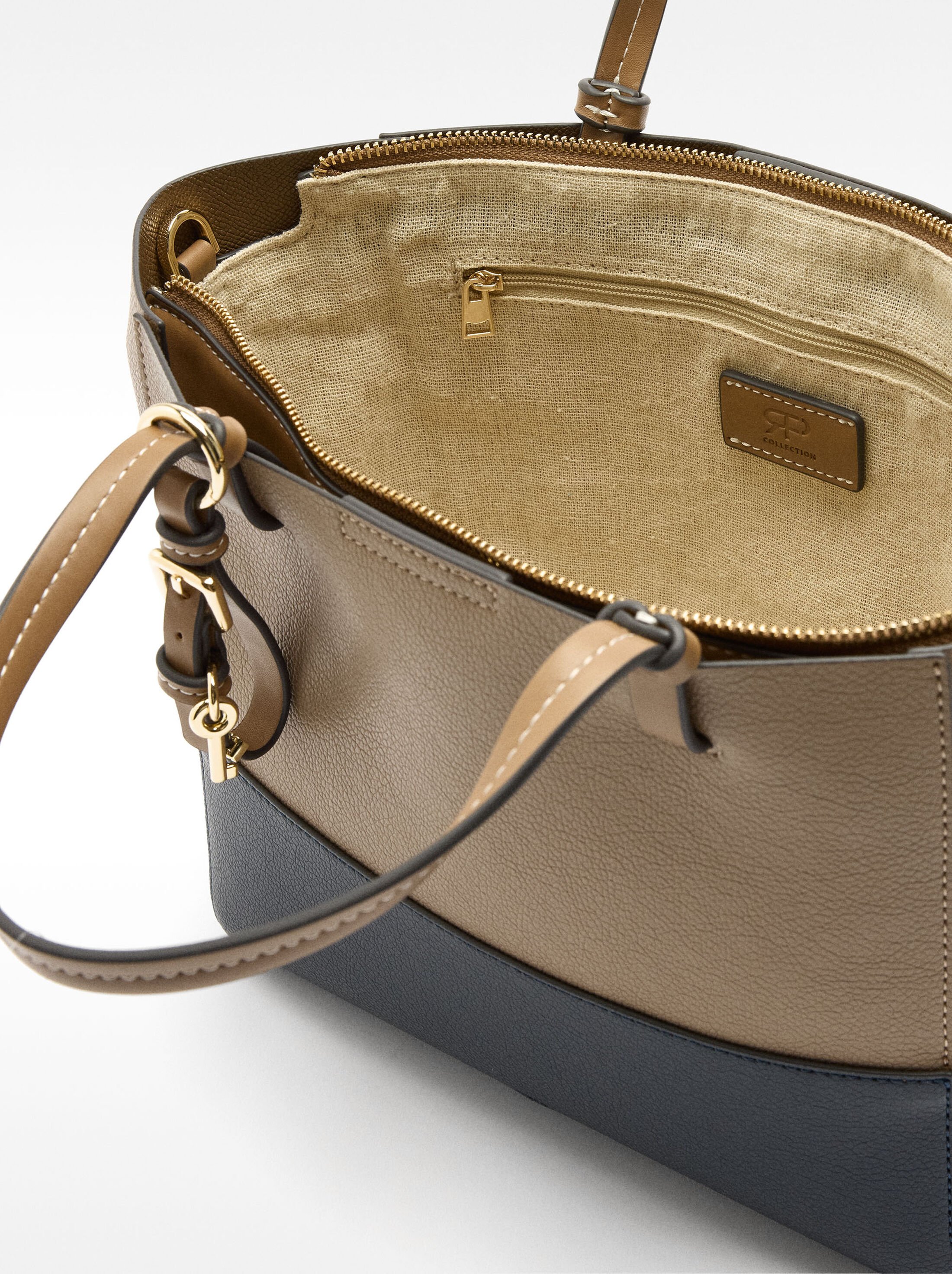 Bossa tote de color amb bloc image number 3.0