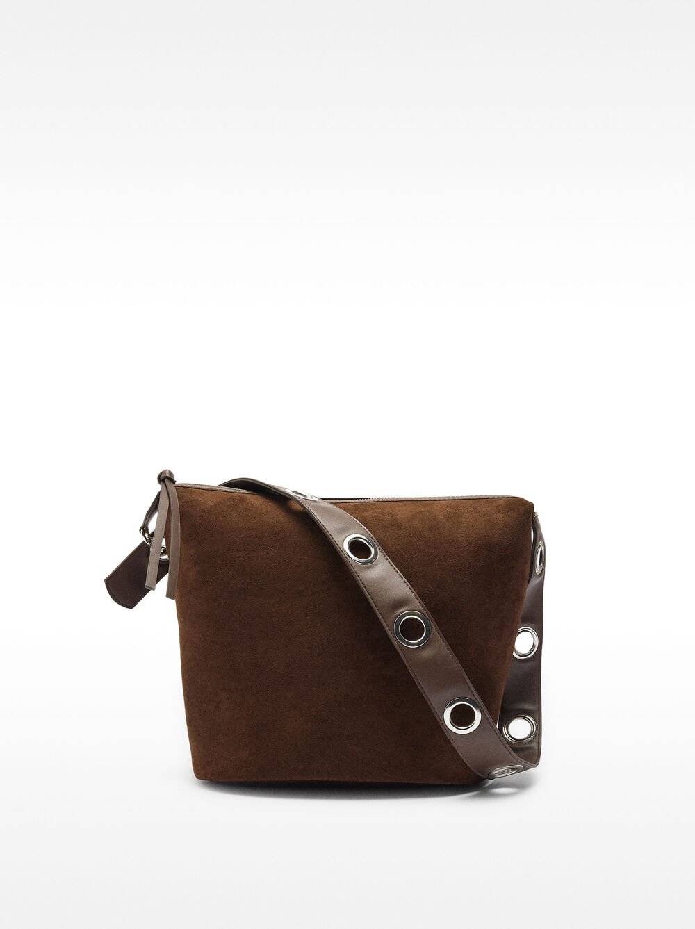 Leather-effect shoulder bag