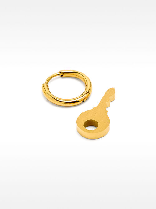 Aro individual llave - acero inoxidable