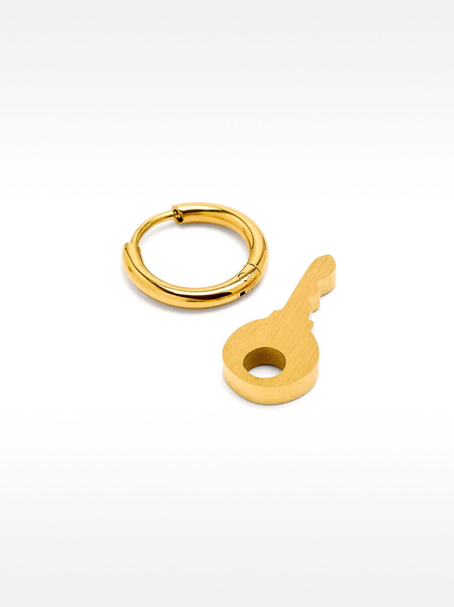 Aro individual llave - acero inoxidable