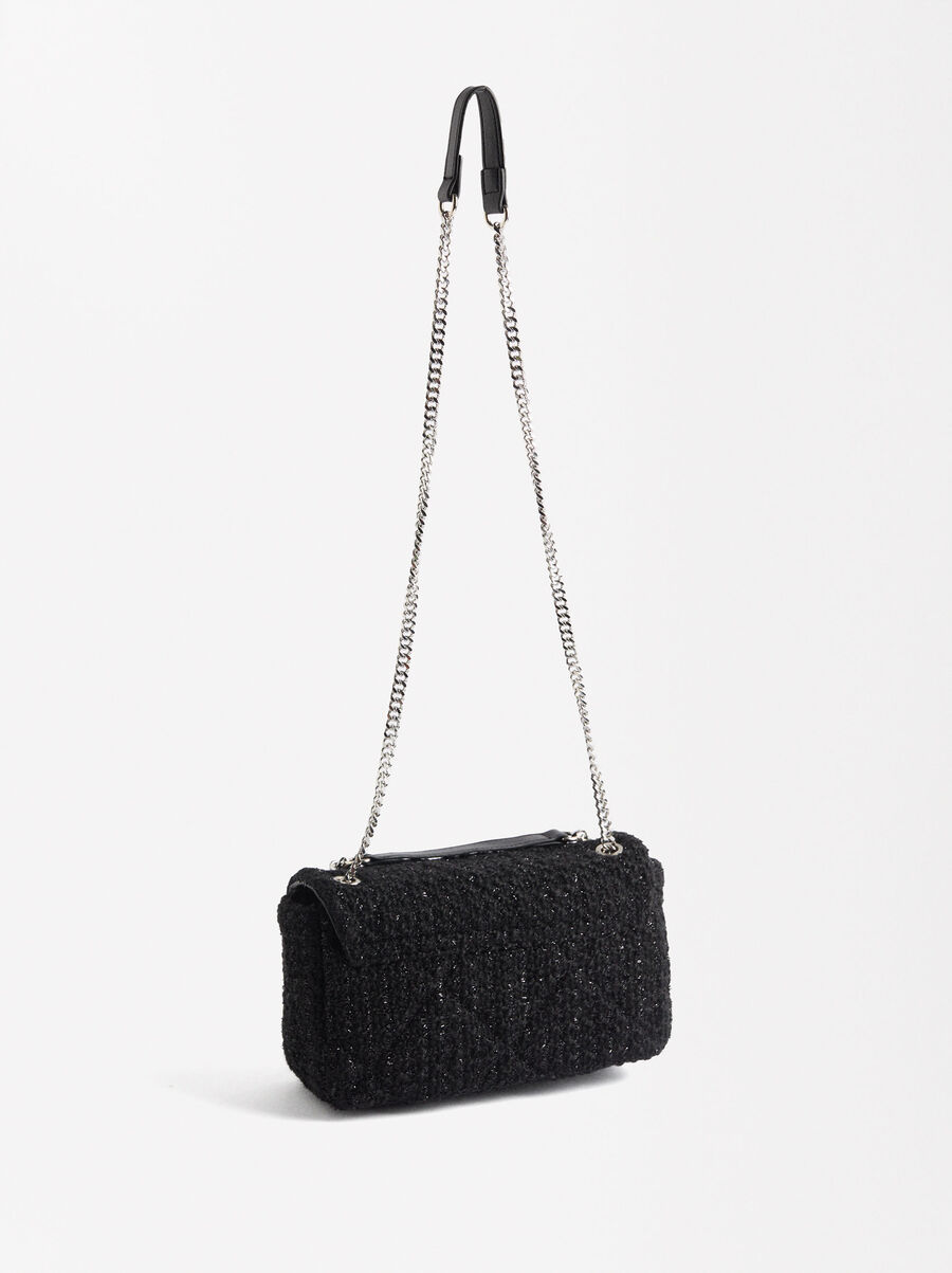 Bolso de fiesta con asa de cadena