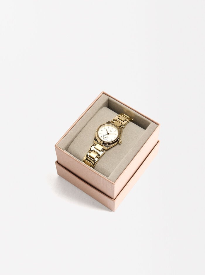 Reloj de pulsera de acero inoxidable