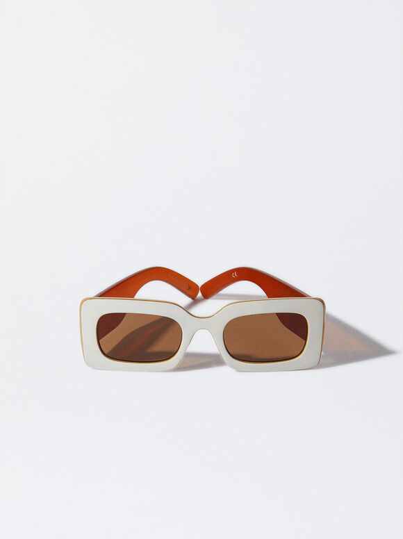 Square Frame Sunglasses, Multicolor, hi-res