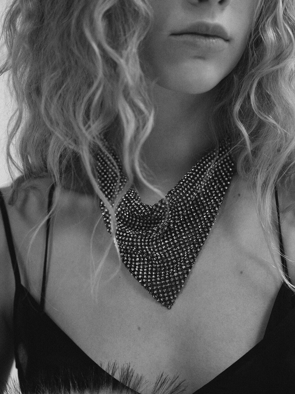 Collier babette en cristaux