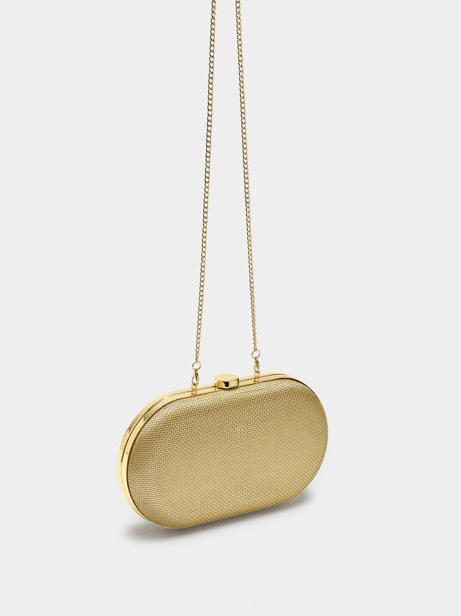 Oval party clutch