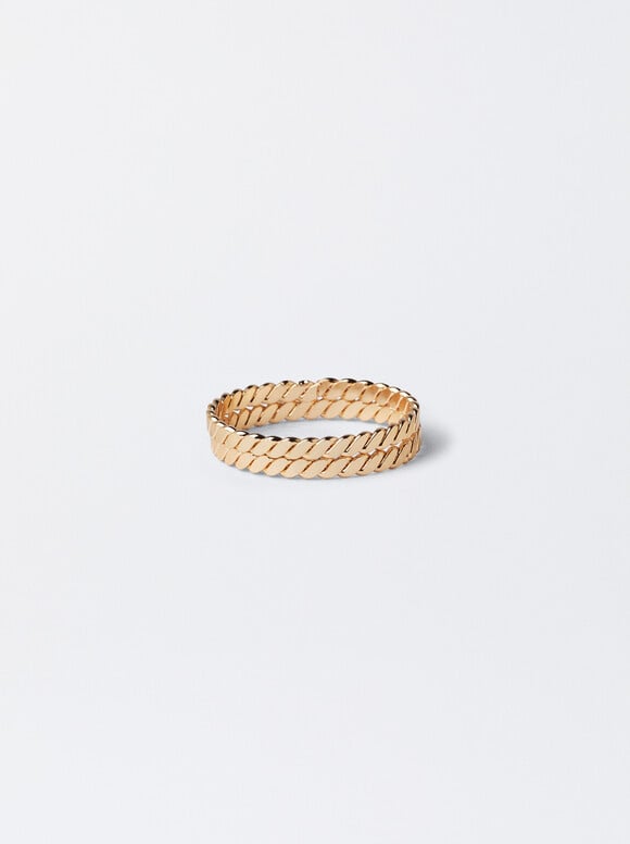 Golden Band Ring, Golden, hi-res
