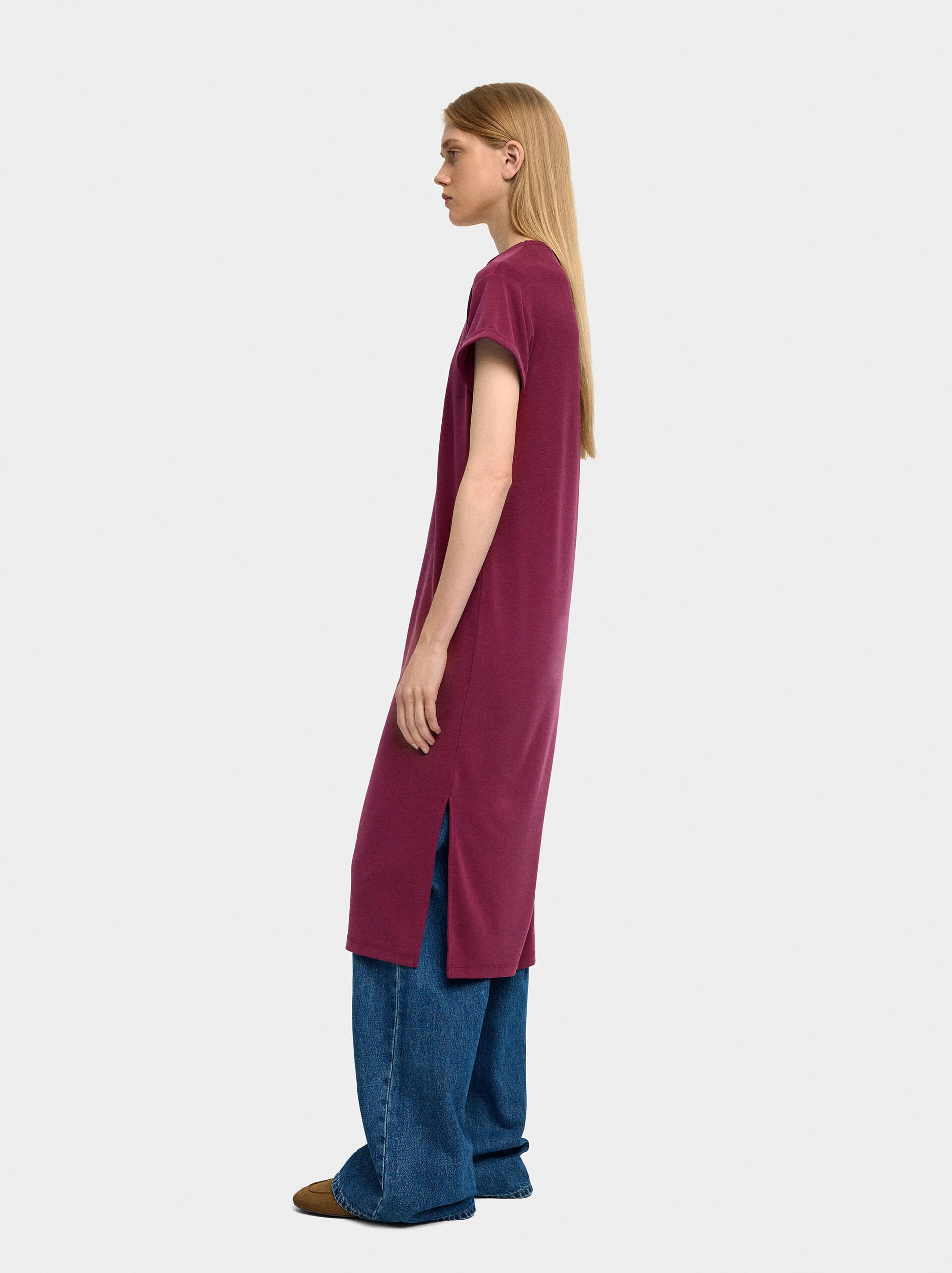 Plain midi dress image number 1.0