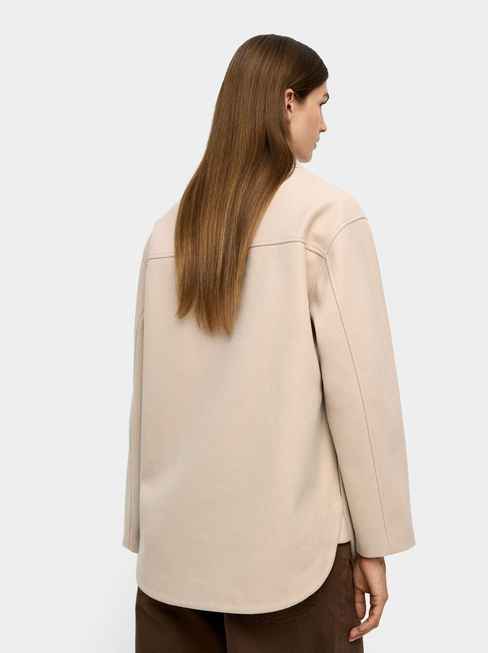 Overshirt with lapels