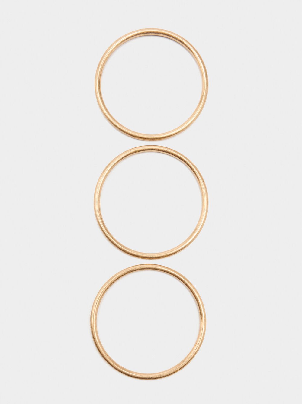 Set avec bracelets lisses