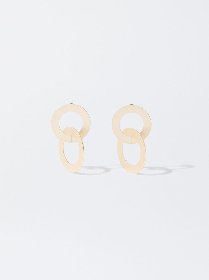Goldene Geometrische Ohrringe